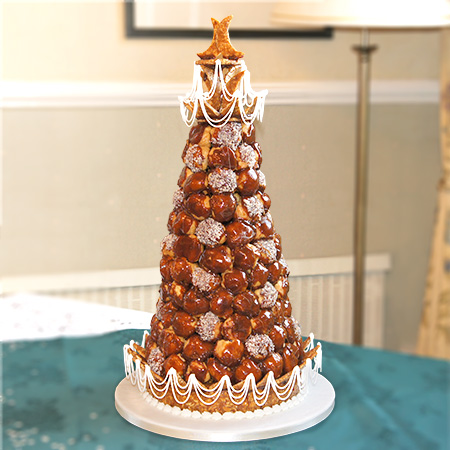 120 piece traditional Croquembouche