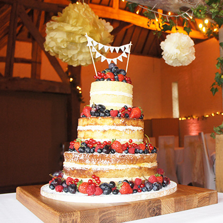 Naked Wedding Cake At The Queens Eyot Naked Wedding Cake At The Queens Eyot