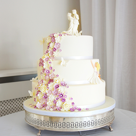Sugar Flower Wedding Cakes Newbury Cake Lace Weddings