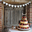 Naked Wedding Cake Table Display