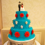 Day of the Dead and Halloween Wedding Cake