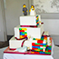 Lego Themed Wedding Cake