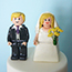 Lego Bride and Groom Cake Topper